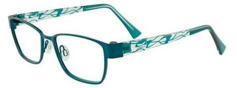 one eyewear teal glasses.